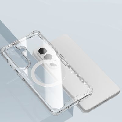8. Etui Nillkin Nature TPU Pro kompatybilne z MagSafe na Samsung Galaxy S26 - białe