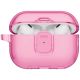 3. Etui UNIQ Glase Pro na AirPods Pro 3 Lock Case - przezroczysto-różowe
