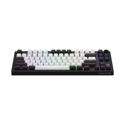 2. HATOR Skyfall 80 MAG ULTIMA 8K wireless klawiatura Gaming USB + RF Wireless + Bluetooth QWERTY US English Czarny, Biały