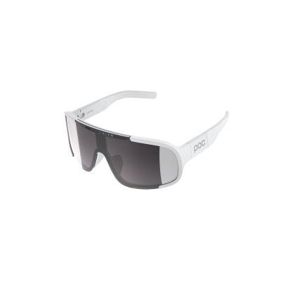 Okulary rowerowe POC Aspire Wide Fit bialy | Clarity Road/Sunny Silver Cat 3