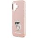 6. Etui Karl Lagerfeld IML Aquarelle Choupette & Logo MagSafe na iPhone 17 - różowe