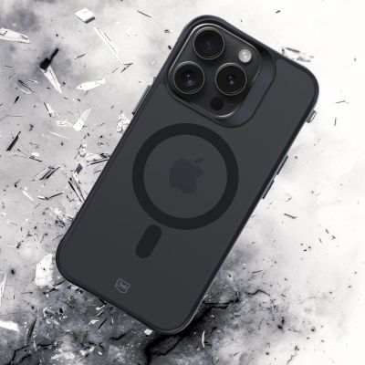 31. Etui 3mk Smoke MagCase z MagSafe na iPhone 14 Pro Max - półprzezroczyste