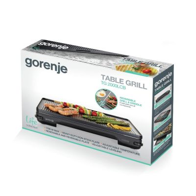 4. Gorenje TG2000LCB Wolnostojący 2000 W Czarny