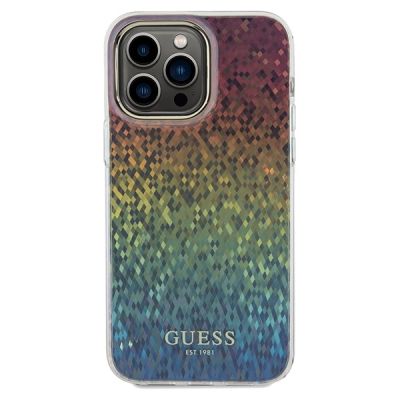 3. Etui Guess IML Faceted Mirror Disco Iridescent na iPhone 13 Pro Max - wielokolorowe