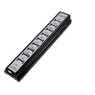 4. LogiLink UA0096 huby i koncentratory 480 Mbit/s Czarny