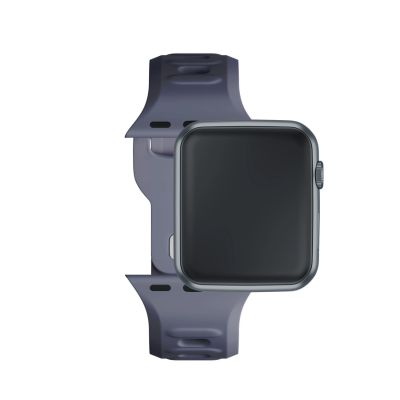 11. Pasek silikonowy 3mk Silicone Watch Strap do Apple Watch 38 / 40 / 41 mm -szary