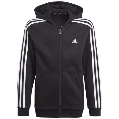 6. Bluza adidas Essentials 3S Full-zip Hoodie Jr GQ8900