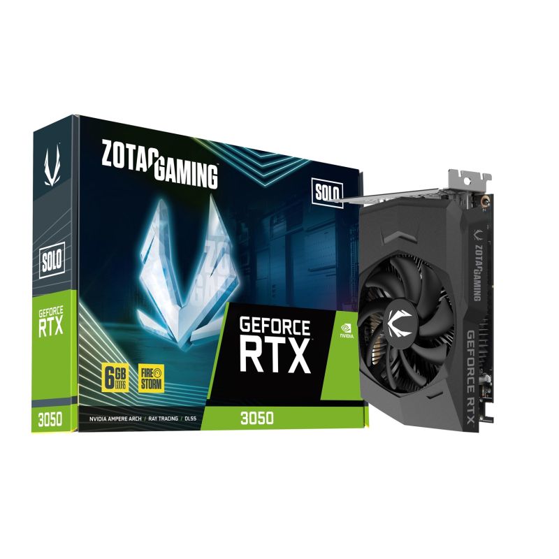 8. Karta graf. ZOTAC GAMING GEFORCE RTX 3050 6GB SOLO
