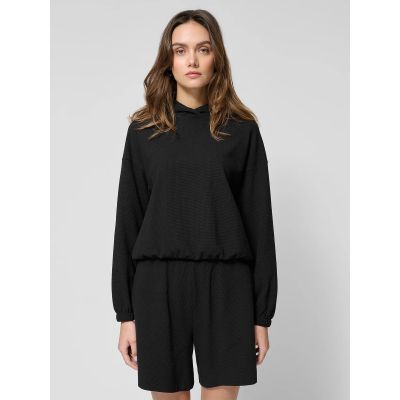 5. Bluza dresowa nierozpinana z kapturem damska  Outhorn OTHWSS24TSWSF1631-20S