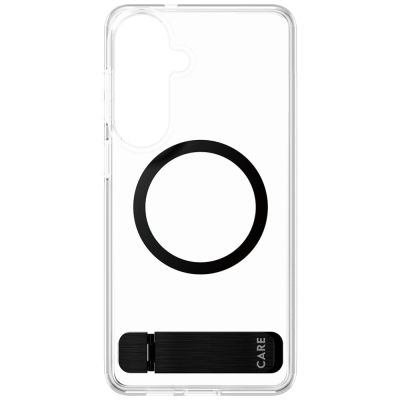 3. Etui CARE by PanzerGlass Black Kickstand & QI na Samsung Galaxy S26+ - przezroczyste