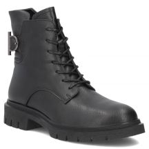 Skórzane botki damskie workery czarne Filippo DBT8018