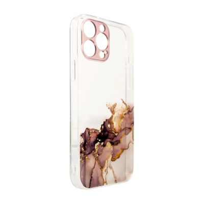2. Marble Case etui do Xiaomi Redmi Note 11 Pro żelowy pokrowiec marmur brązowy