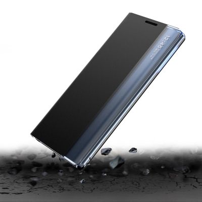 6. New Sleep Case etui do Samsung Galaxy S23 pokrowiec z klapką podstawka niebieskie