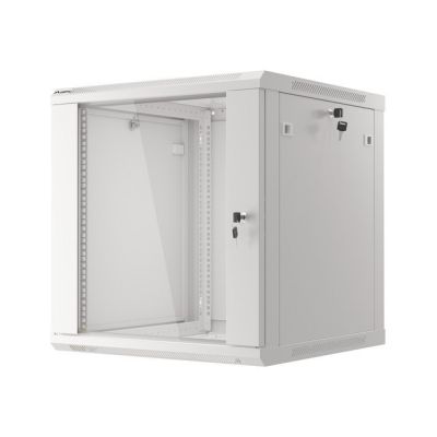 8. Lanberg WF01-6612-10S stojak 12U Szafa wisząca Szary