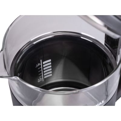 18. ELDOM CZAJNIK BEZPREWODOWY Z REGULACJĄ TEMPERATURY C560 NUVIA 2000W 1,7 L ,WYŚWIETLACZ LED , REGULACJE TEMPERATURY WODY