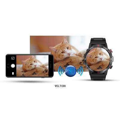 13. Smartwatch VELTORI VT110-1 Czarny Pasek Silikonowy