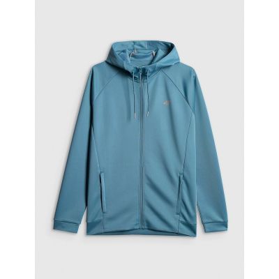 7. Bluza treningowa regular z kapturem męska 4F 4FRSS26TFSWM0958-32S