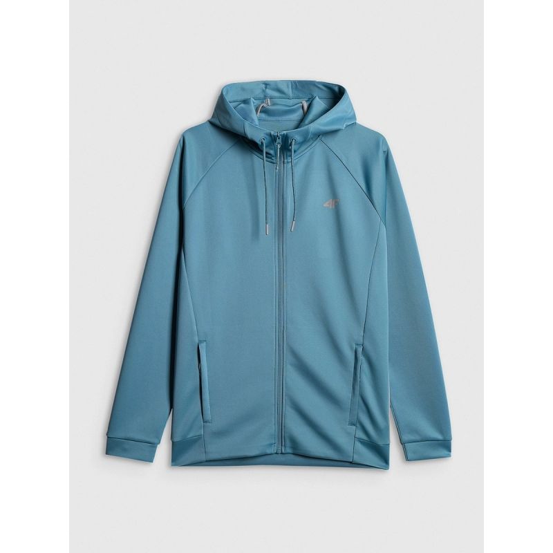 7. Bluza treningowa regular z kapturem męska 4F 4FRSS26TFSWM0958-32S