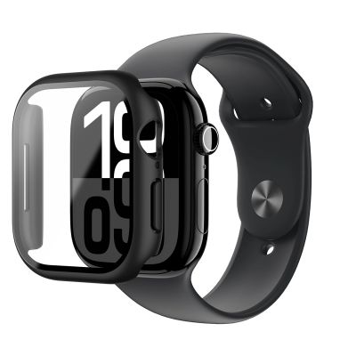 8. Etui ze szkłem hartowanym AMAZINGTHING Radix Glass do Apple Watch 46mm – czarne