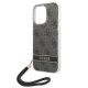 5. Etui Guess 4G Print Strap na iPhone 14 Pro - czarne