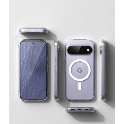 5. Etui Ringke Fusion Magnetic MagSafe na Google Pixel 11 - przezroczyste