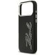 6. Etui Karl Lagerfeld FW Grained Signature Logo na iPhone 17 Pro Max - czarne