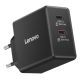 8. Ładowarka sieciowa Lenovo G0A6065BEU GaN 2x USB-C 65W czarna
