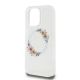 6. Etui Guess IML Flowers Wreath MagSafe na iPhone 16 Pro - przezroczyste