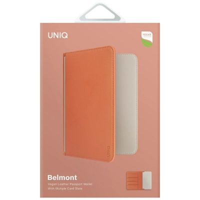 6. Etui na paszport UNIQ Belmont z blokadą RFID - kość słoniowa