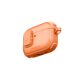 12. Etui AMAZINGTHING Titan Pro Mag Case Clear do AirPods Pro 3 - pomarańczowe