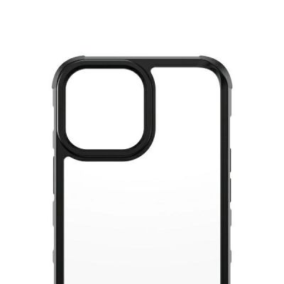 8. Etui PanzerGlass ClearCase antybakteryjne z certyfikatem Military Grade na iPhone 13 Pro Max - przezroczysto-różowe