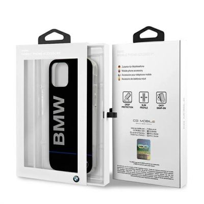 10. Etui BMW Hardcase Signature Printed Logo na iPhone 12 / 12 Pro - czarne