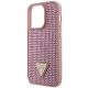 6. Etui Guess Rhinestone Triangle na iPhone 14 Pro - różowe