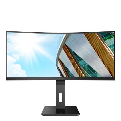 3. AOC P2 CU34P2A LED display 86,4 cm (34") 3440 x 1440 px Quad HD Czarny