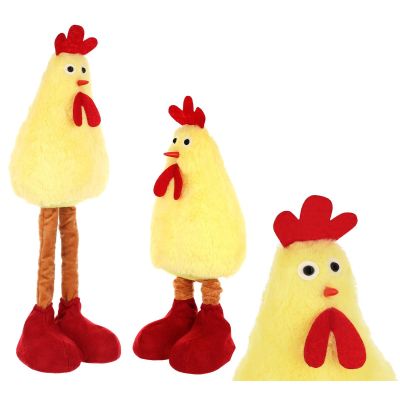 2. KURA NA TELESKOPACH 40-48CM DEKORACJA WIOSENNA