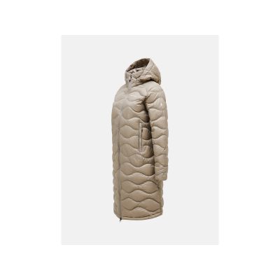 2. Płaszcz damski PEAK PERFORMANCE Helium Down Coat Women kolor beżowy