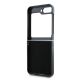 7. Etui DKNY Chequered Pattern Printed Stripes na Samsung Galxy Z Flip 6 - beżowe