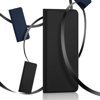 19. Dux Ducis Skin Pro etui do Xiaomi Redmi A1+ pokrowiec z klapką portfel na kartę podstawka czarne