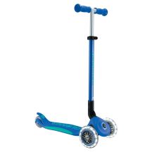 Globber Primo Foldable Plus Lights Dzieci Klasyczna hulajnoga Niebieski, Granatowy (marynarski)