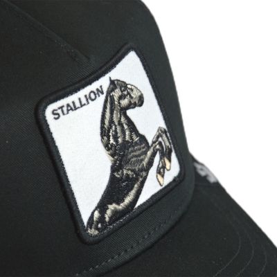 4. Czapka z daszkiem dziecięca młodzieżowa Goorin Bros. Little Stallion Trucker - 201-0033-BLACK