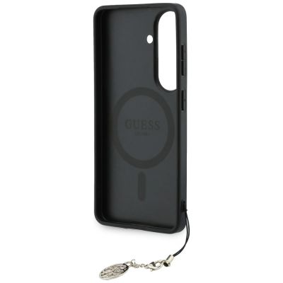 6. Etui Guess 4G Classic Logo Charm MagSafe na Samsung Galaxy S26 - brązowe