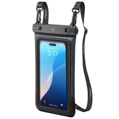 6. Etui Spigen A611P 2-pack wodoodporne - czarny mat