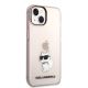4. Etui Karl Lagerfeld Ikonik Choupette na iPhone 14 - różowe