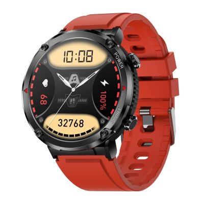 2. Smartwatch Gravity GT21-6 + Czerwony Pasek Silikonowy