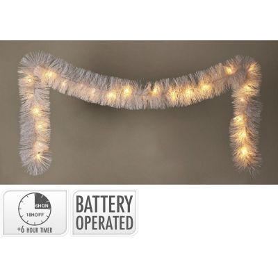 10. GIRLANDA DEKORACYJNA 270CM 26LED BIAŁA