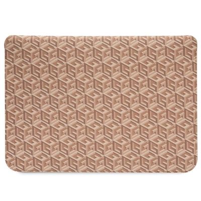 3. Pokrowiec Guess GCube Stripes na laptopa 14" - brązowy