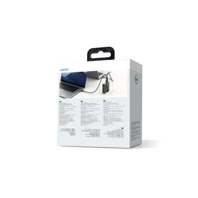 6. Ładowarka GaN UK Joyroom JR-TCG05UK 140W 3x USB-C USB-A + kabel USB-C / USB-C 240W 1.2m