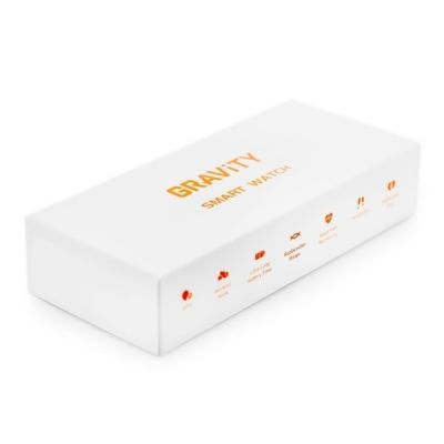 12. Smartwatch Gravity Biało Czarny 2 Paski GT17-8
