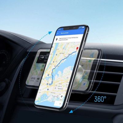 16. Wozinsky uchwyt magnetyczny do kratki samochodu czarny (WMH-04)