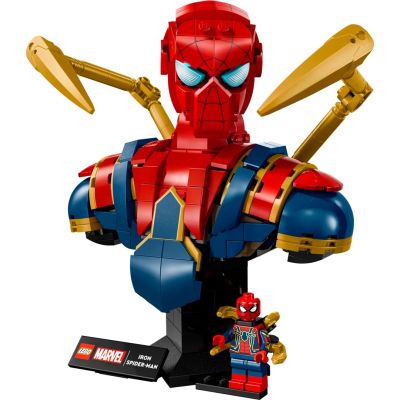 4. LEGO Marvel Super Heroes 76326 Popiersie Iron Spider-Mana